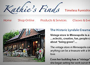 Kathies Finds Site Design
